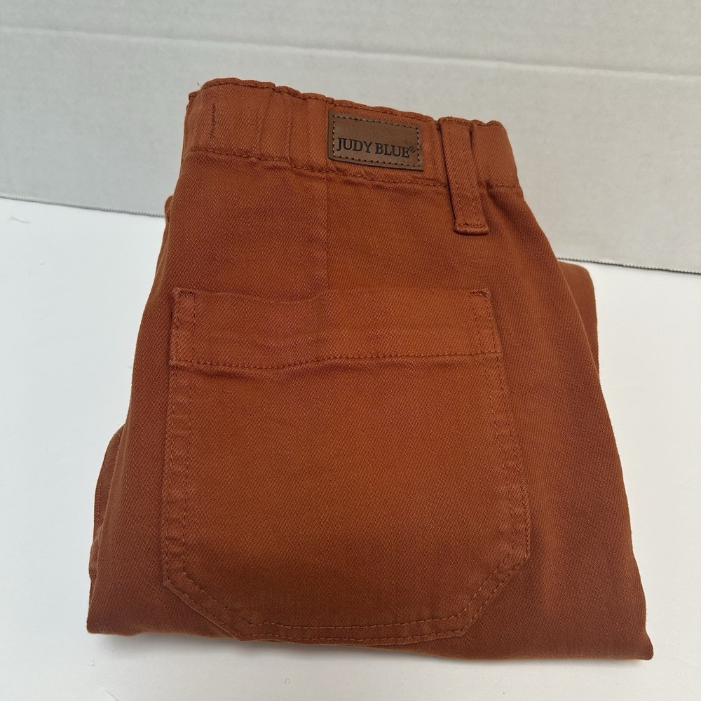 Judy Blue NWOT Hi-Rise Auburn Orang Double Cuff Jogger Jean Sz 1/25 Style #88911